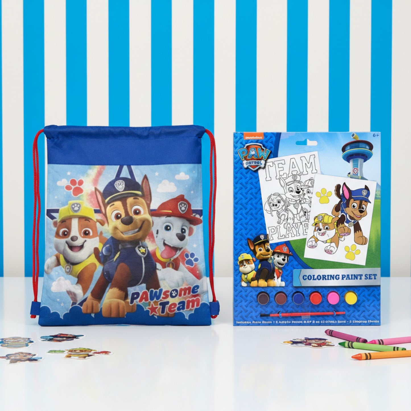 Paw Patrol Rescue Bundle – Bag, Plush & Paint Set - KWtoyszone | Proudly Canadian