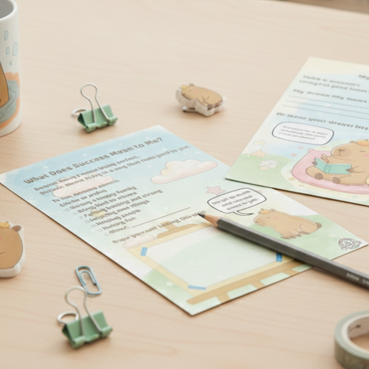 Chill Capy Goals Journal – Week 2: My Dream Life (Ages 6–10)