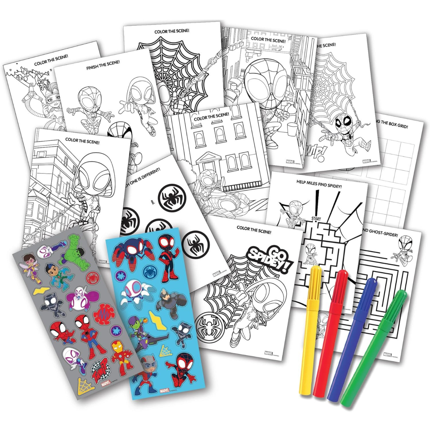 Spidey Adventure Surprise Kit – Activity Set, 3FT Puzzle & Mystery Craft Gift Bundle - KWtoyszone | Proudly Canadian