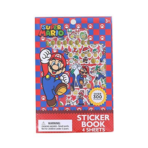 United Pacific Designs Mario Sticker Book – 4 Puffy Sticker Sheets for Kids - KWtoyszone | Proudly Canadian