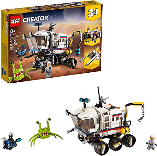LEGO Creator 3-in-1 Space Rover Explorer 31107 – STEM Building Kit for Kids (510 Pieces) - KWtoyszone | Proudly Canadian