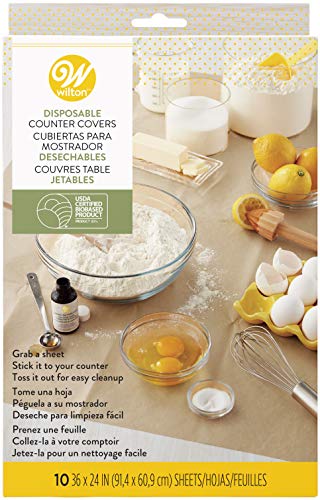 Wilton Industries Disposable Counter Covers – 10 per Pack, One Size - KWtoyszone | Proudly Canadian