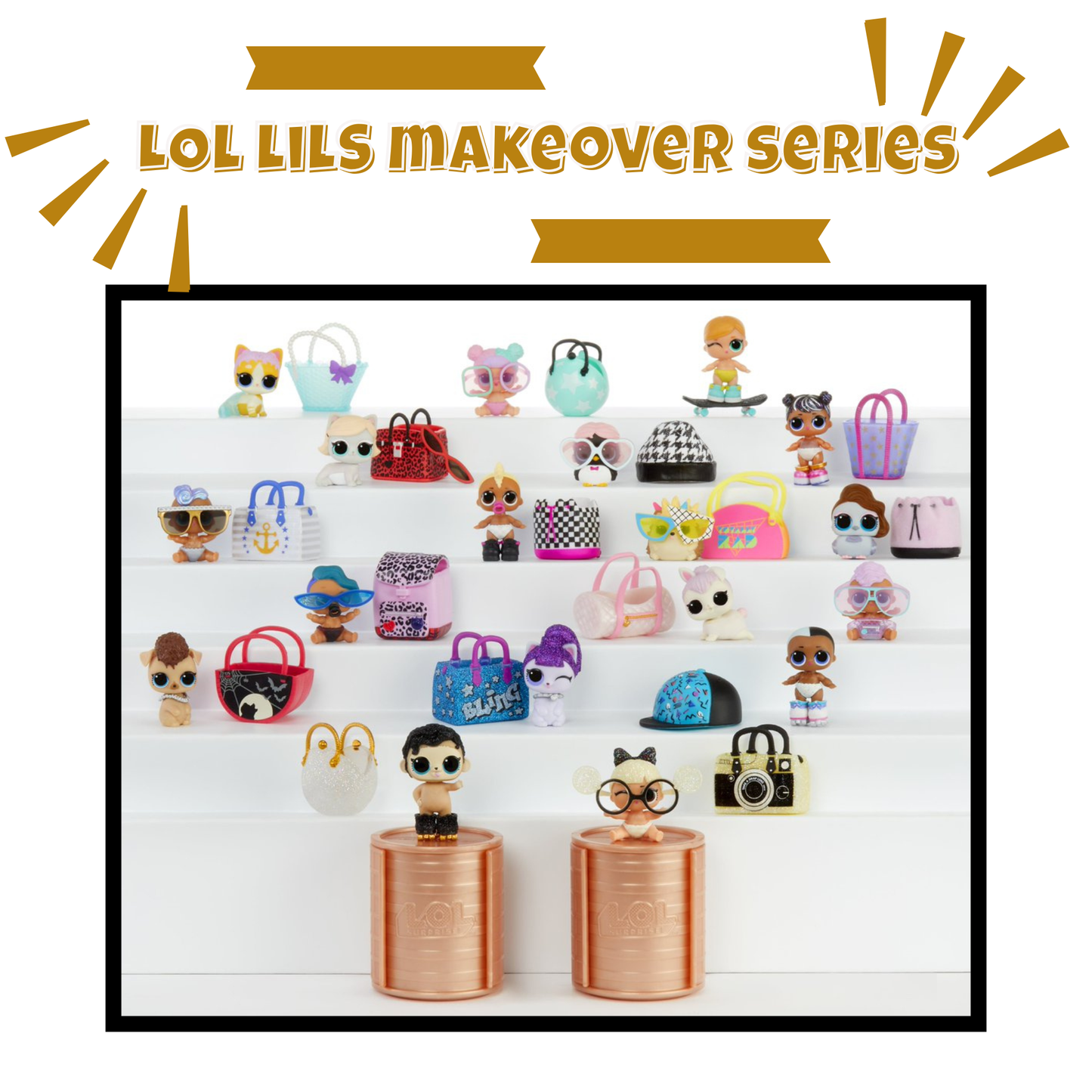 LOL Surprise Glam Trio — Fashion Doll + Mystery Ball + Lils Makeover Surprise - KWtoyszone | Proudly Canadian