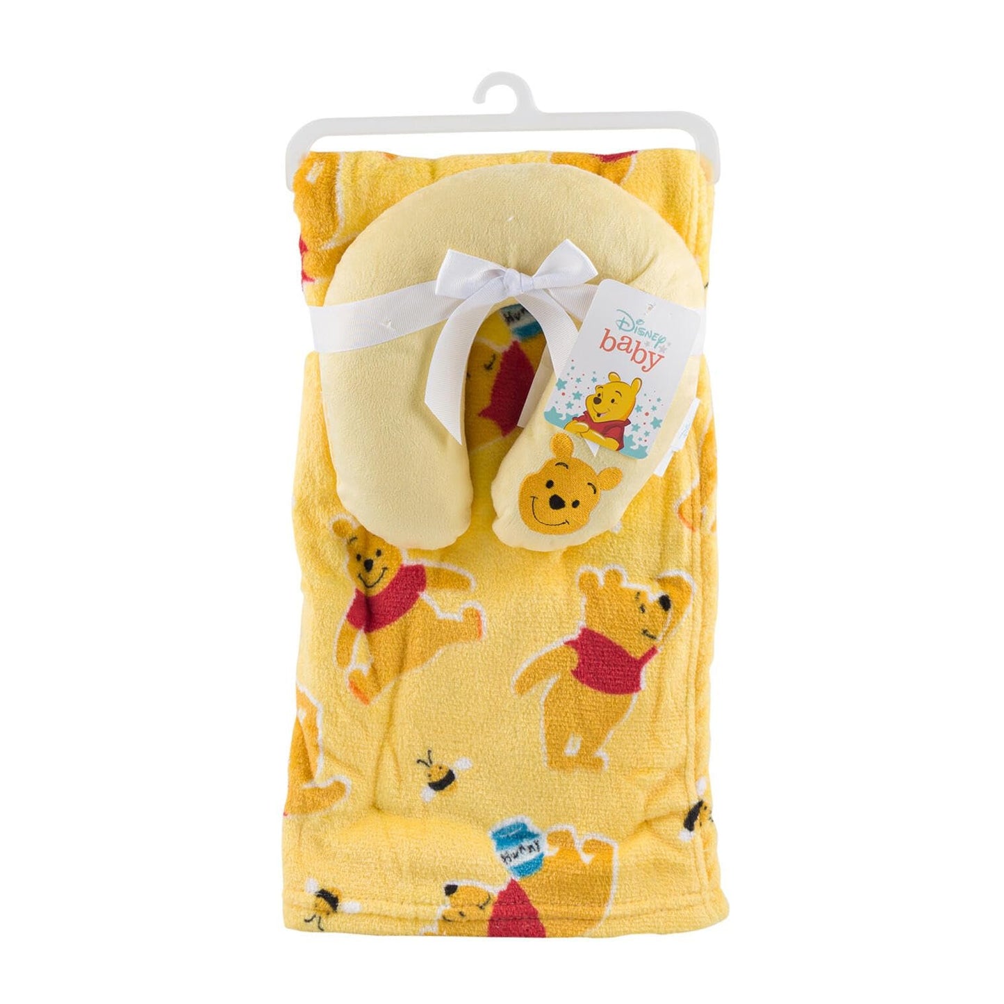 Disney Baby Winnie the Pooh Blanket & Headrest Set – Cozy Comfort for Little Ones - KWtoyszone | Proudly Canadian