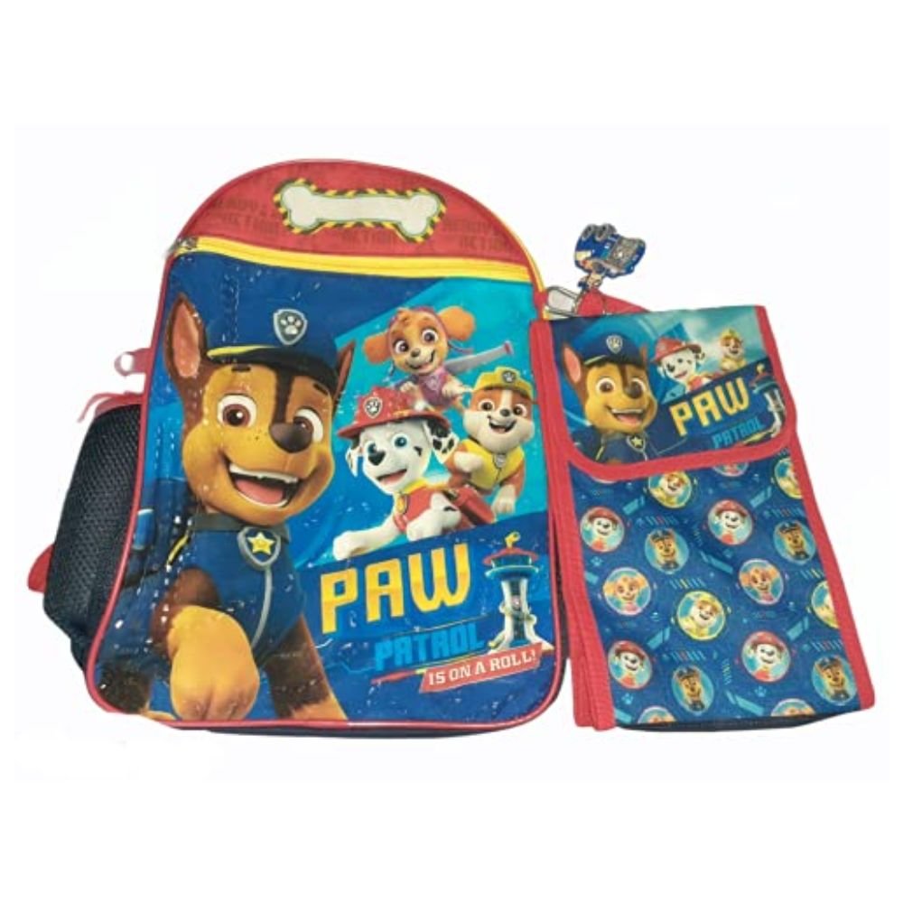 Fast Forward Paw Patrol Five-Piece Backpack Set – Large, Blue, One Size - KWtoyszone | Proudly Canadian