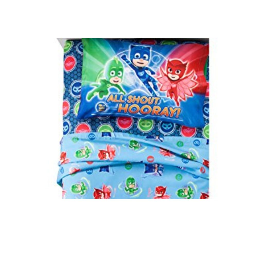 PJ Masks Twin Sheet Set – "It’s Hero Time" | Fun & Cozy Bedding for Kids - KWtoyszone | Proudly Canadian