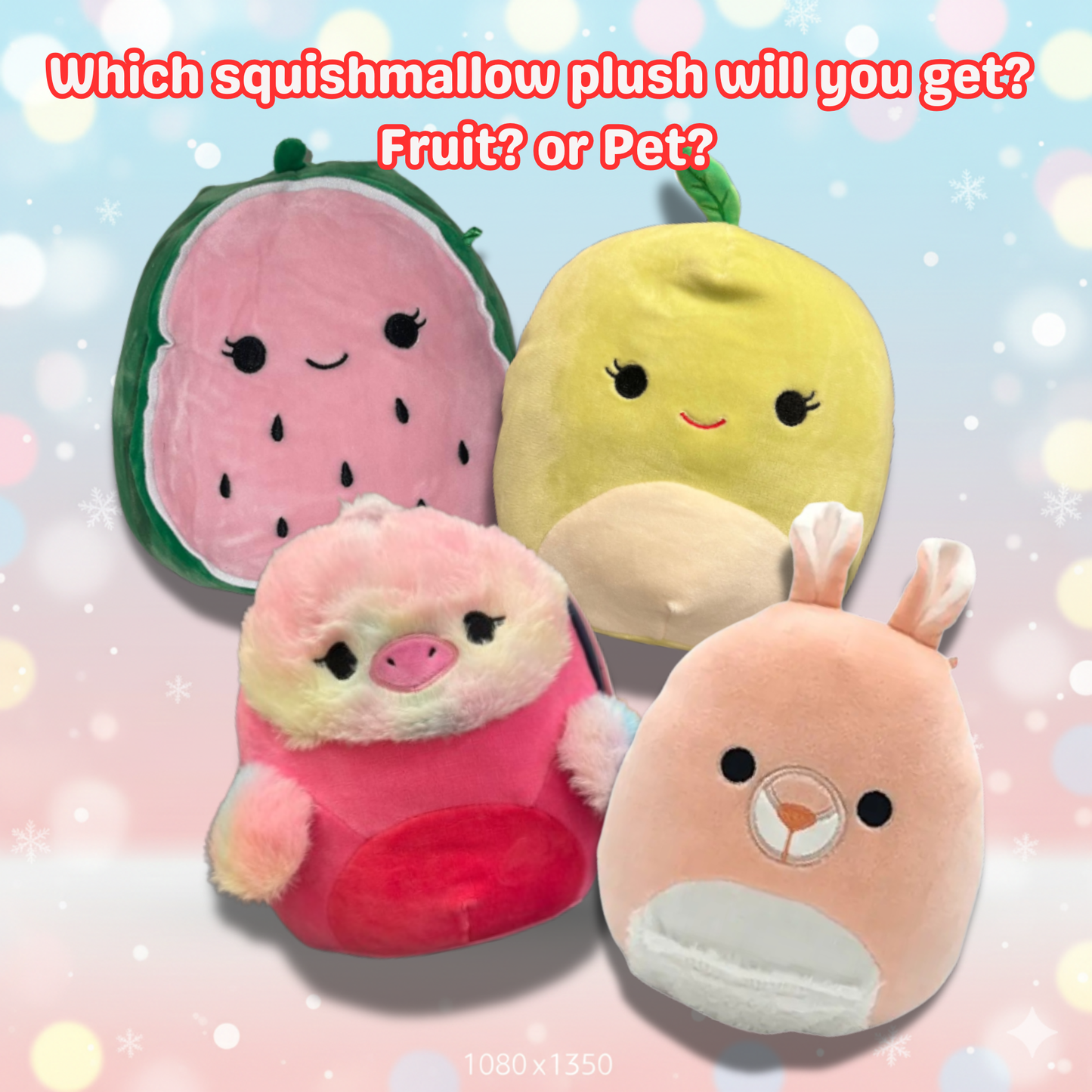 Mystery Squishmallow Holiday Bundle – 2 Surprise Plush Gift Set - KWtoyszone | Proudly Canadian