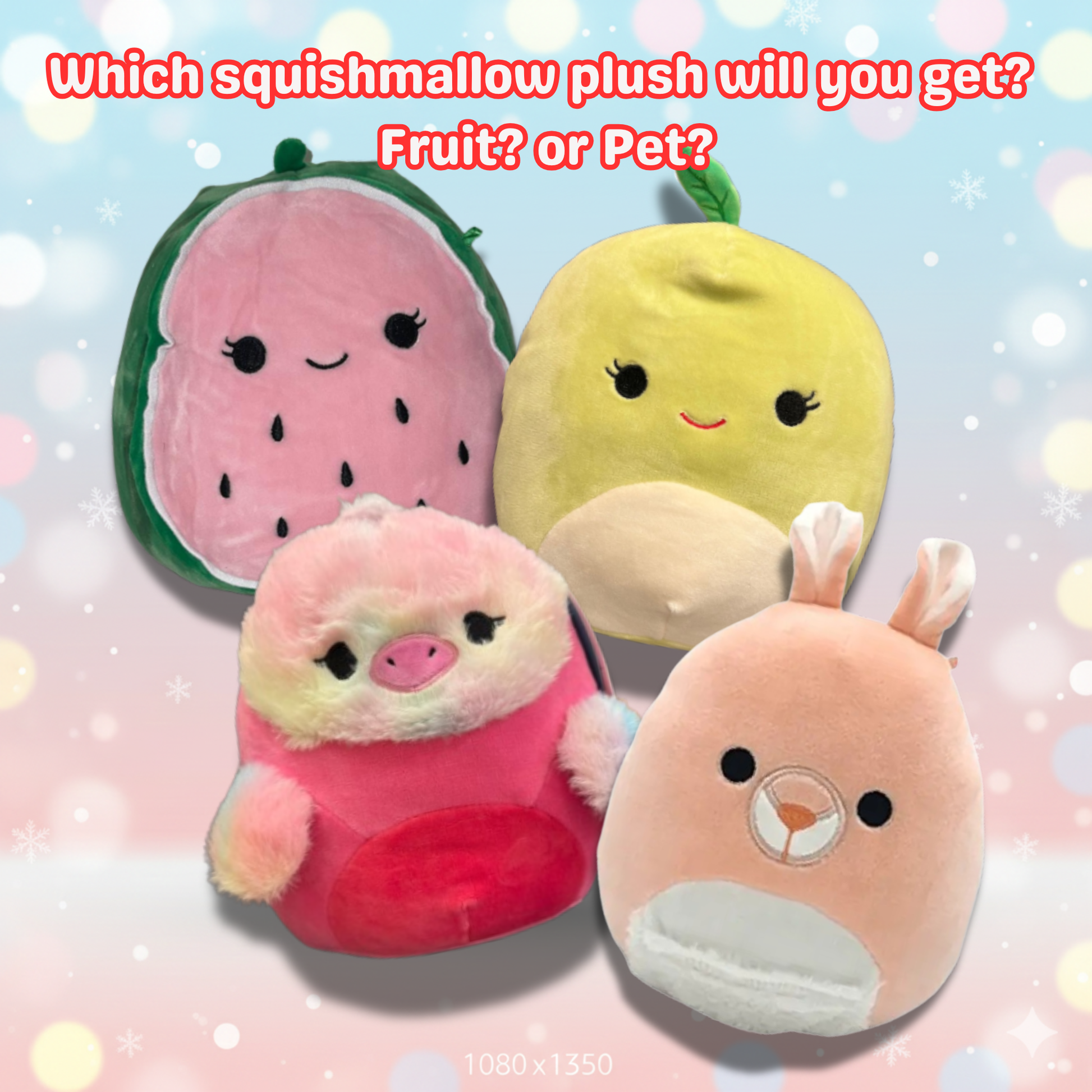 Mystery Squishmallow Holiday Bundle – 2 Surprise Plush Gift Set - KWtoyszone | Proudly Canadian