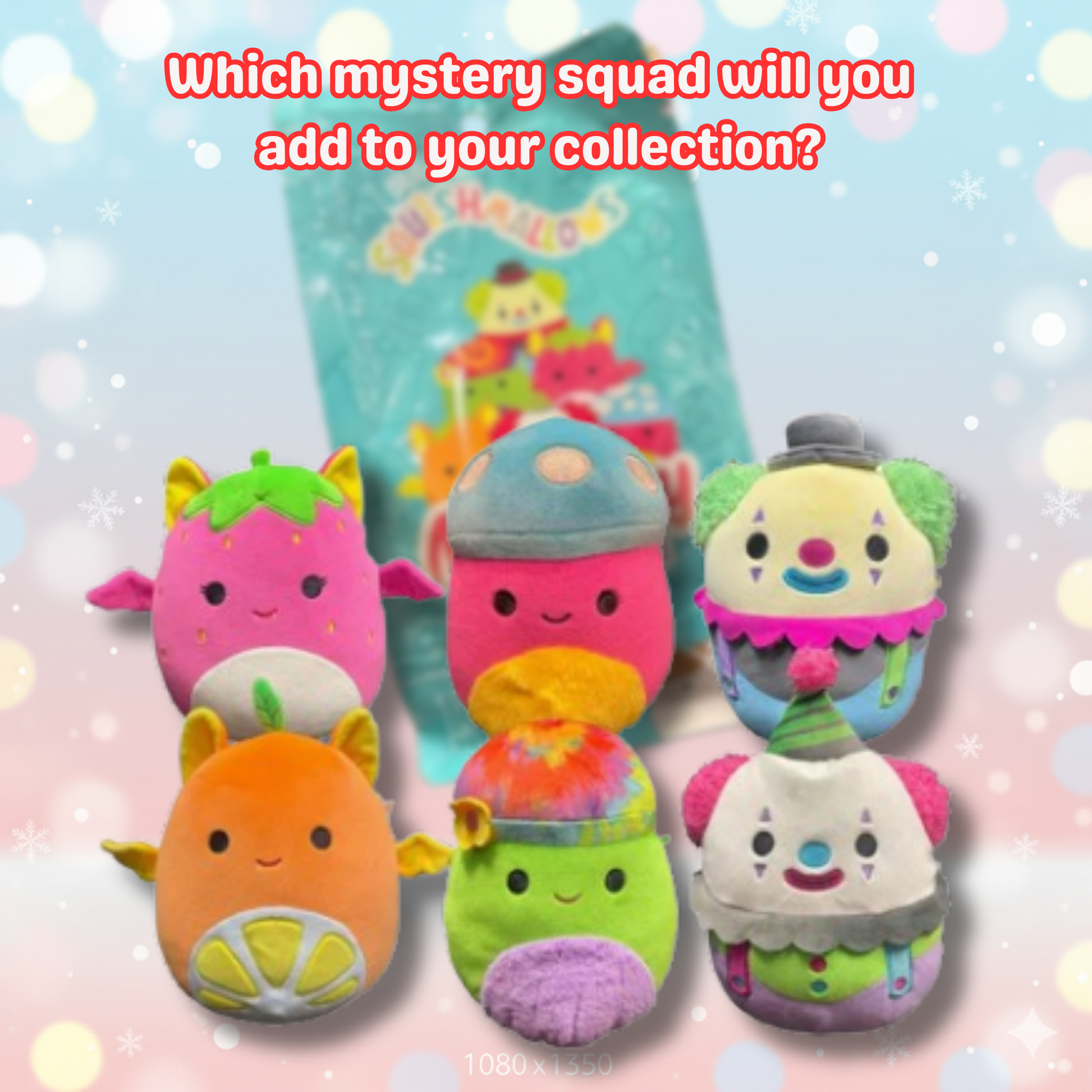 Mystery Squishmallow Holiday Bundle – 2 Surprise Plush Gift Set - KWtoyszone | Proudly Canadian