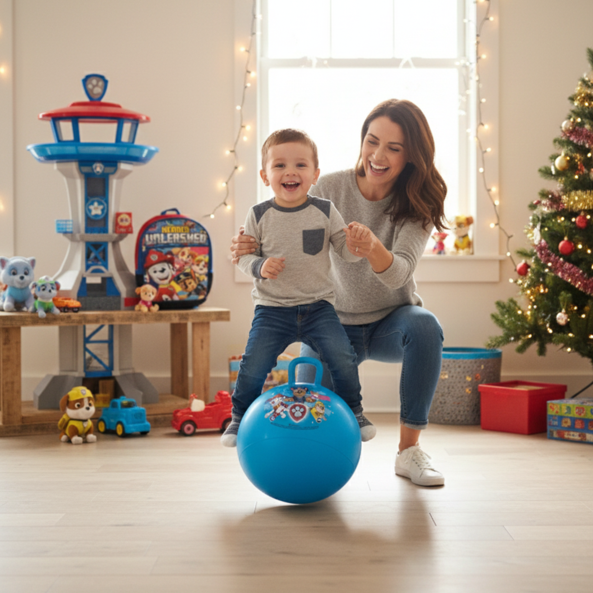 Paw Patrol Backpack + Hopper Ball — Holiday Fun Bundle (Limited Stock) - KWtoyszone | Proudly Canadian