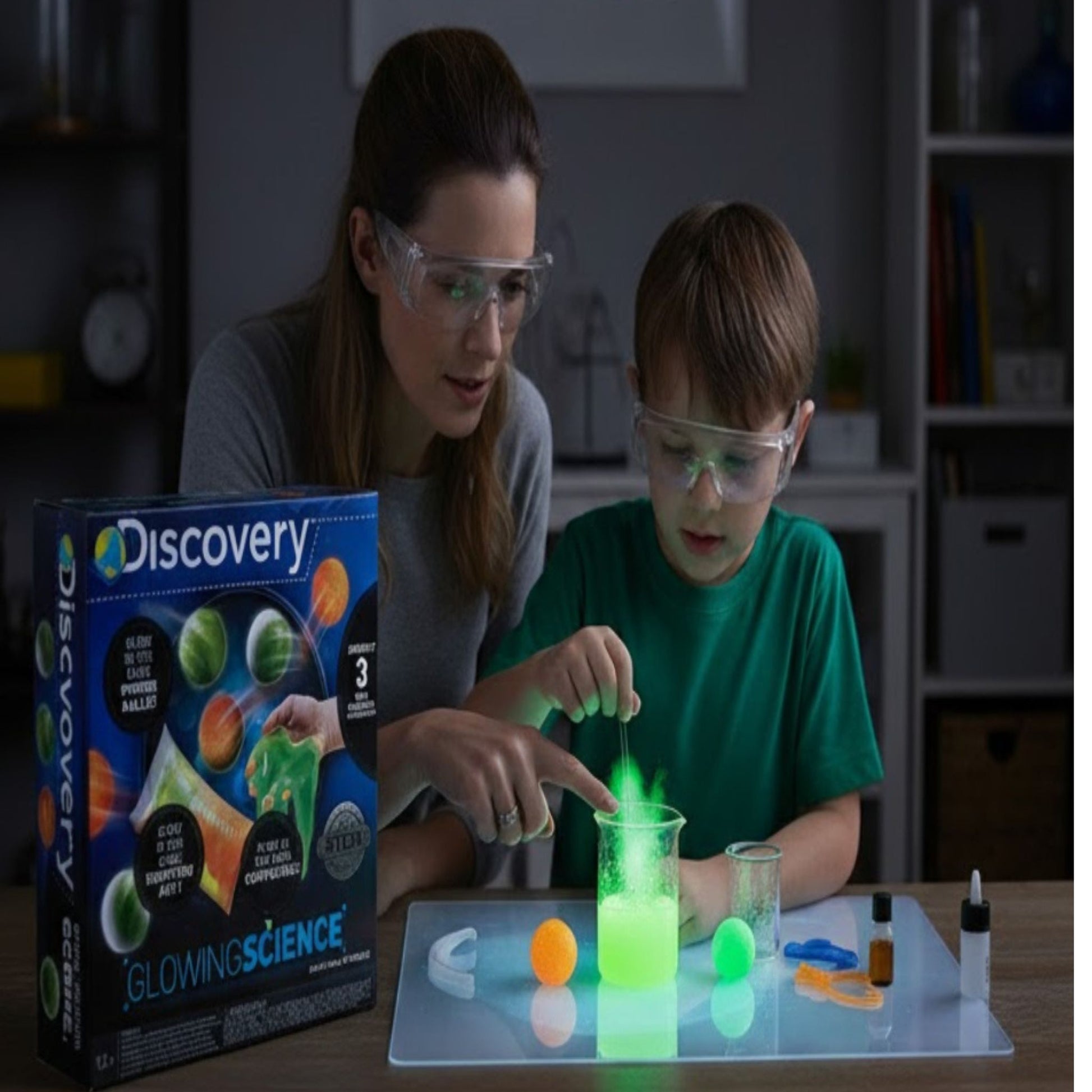 STEM Explorer Glow Kit – Science That Shines! + Surprise STEM Challenge Item - KWtoyszone | Proudly Canadian