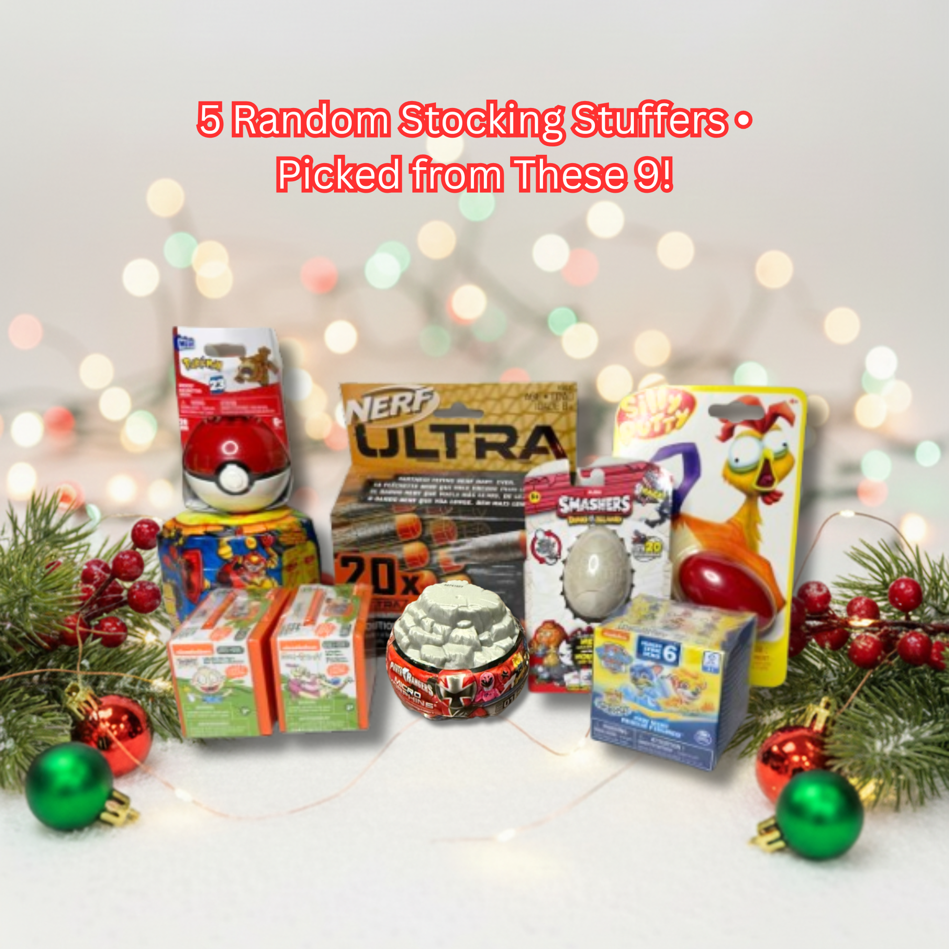 Boys Stocking Stuffers Mystery Bundle – 5 Random Toys (Collectibles, Surprises & Mini Builds) - KWtoyszone | Proudly Canadian