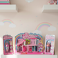 Mini Barbieland House Playset with 2 Mini Barbieland Pop Reveal Dolls – Kids Toy Bundle