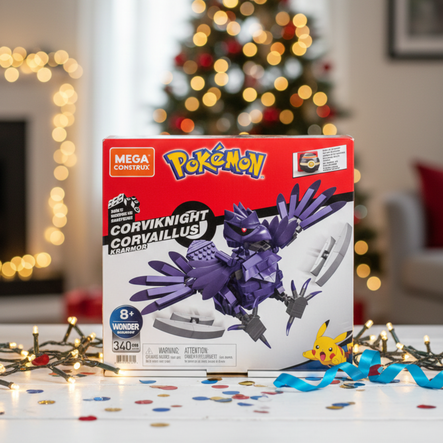 Mega Construx Pokémon Corviknight Building Set (340 Pieces) | Ages 8+