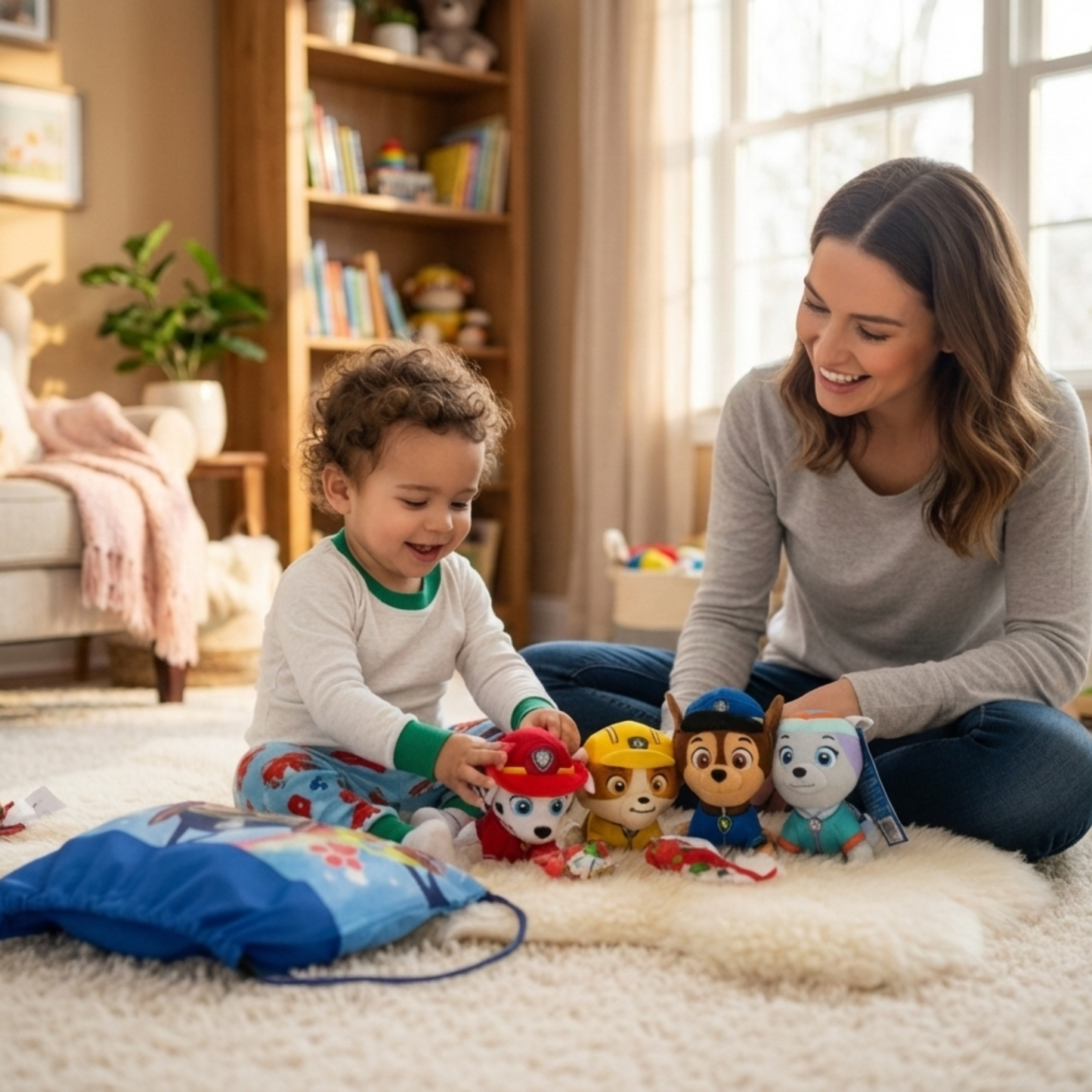 Paw Patrol Rescue Bundle – Bag, Plush & Paint Set