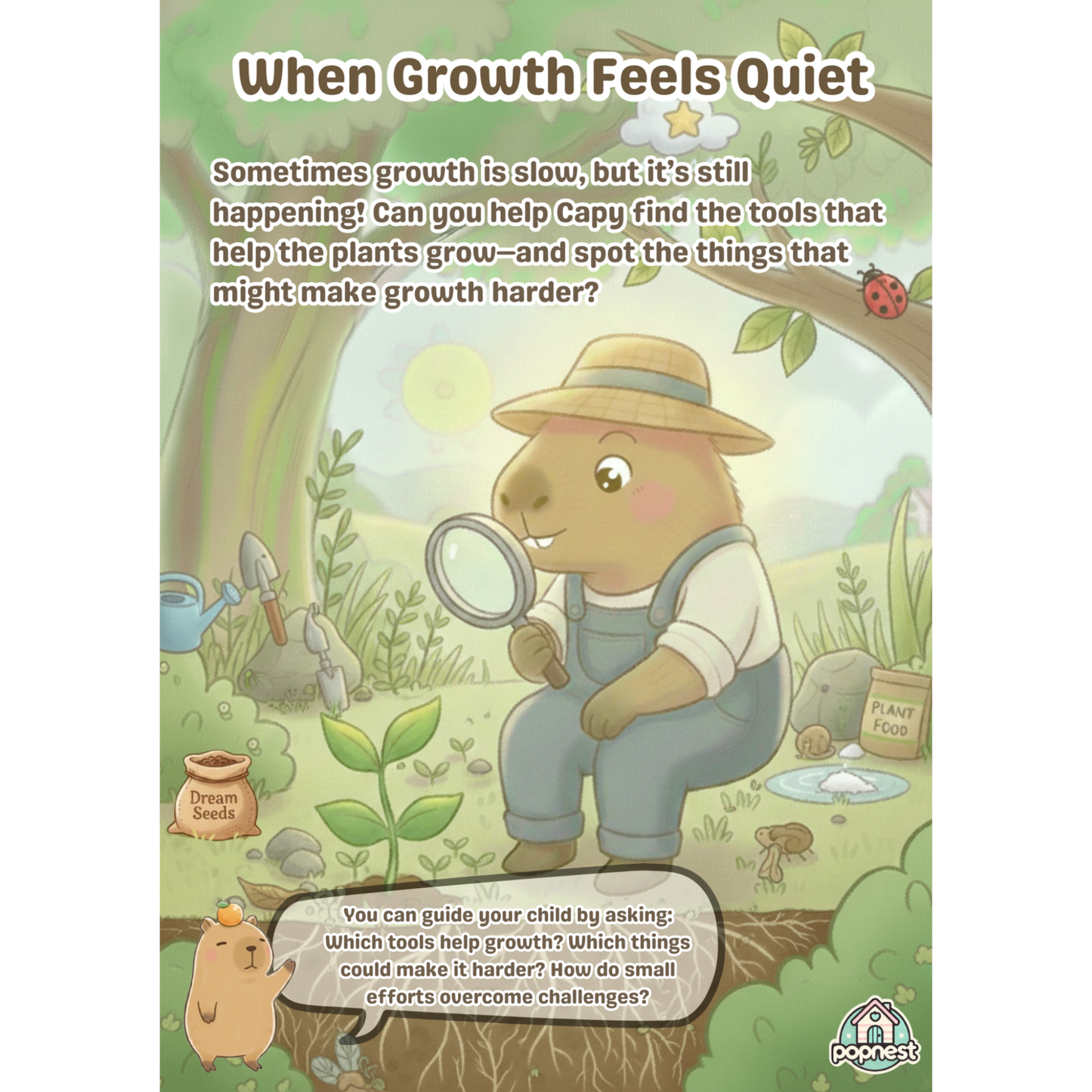 Chill Capy Goals Journal – Week 6: I Notice My Growth