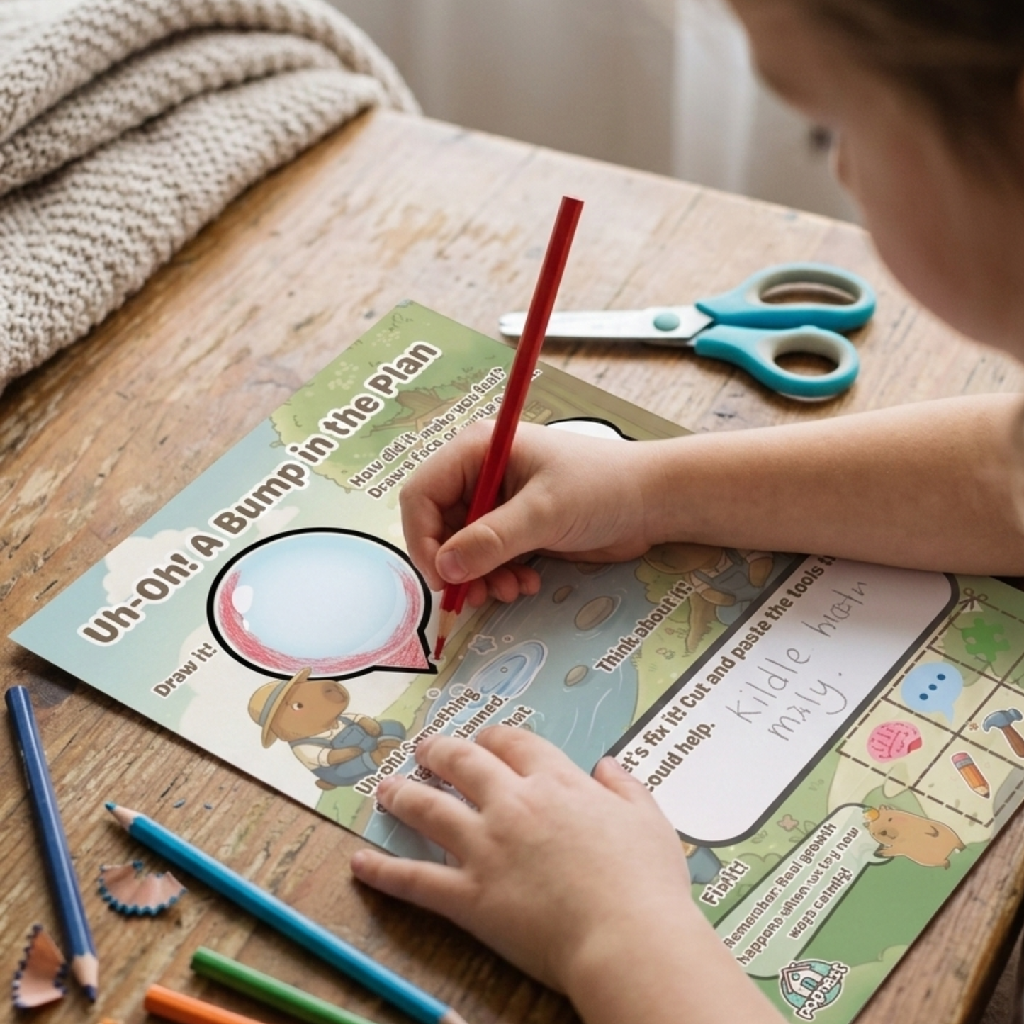 Chill Capy Goals Journal – Week 9: Problem Solver (Ages 6–10)