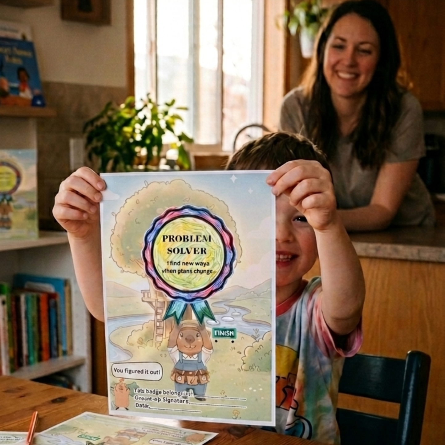 Chill Capy Goals Journal – Week 9: Problem Solver (Ages 6–10)