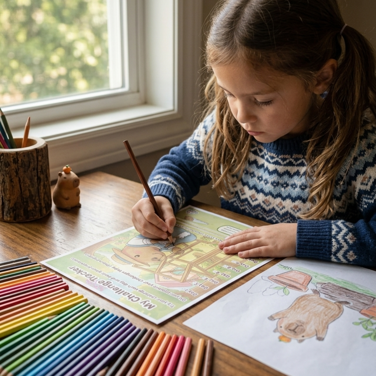 Chill Capy Goals Journal – Week 10: Your Solo Challenge (Ages 6–10)