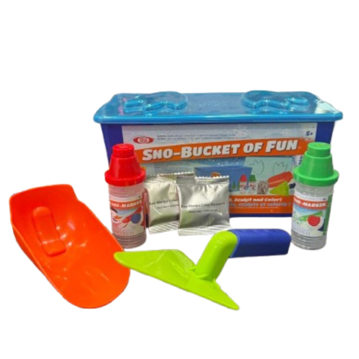 Perfect holiday gift set for kids featuring Hot Wheels and Sno-Bucket