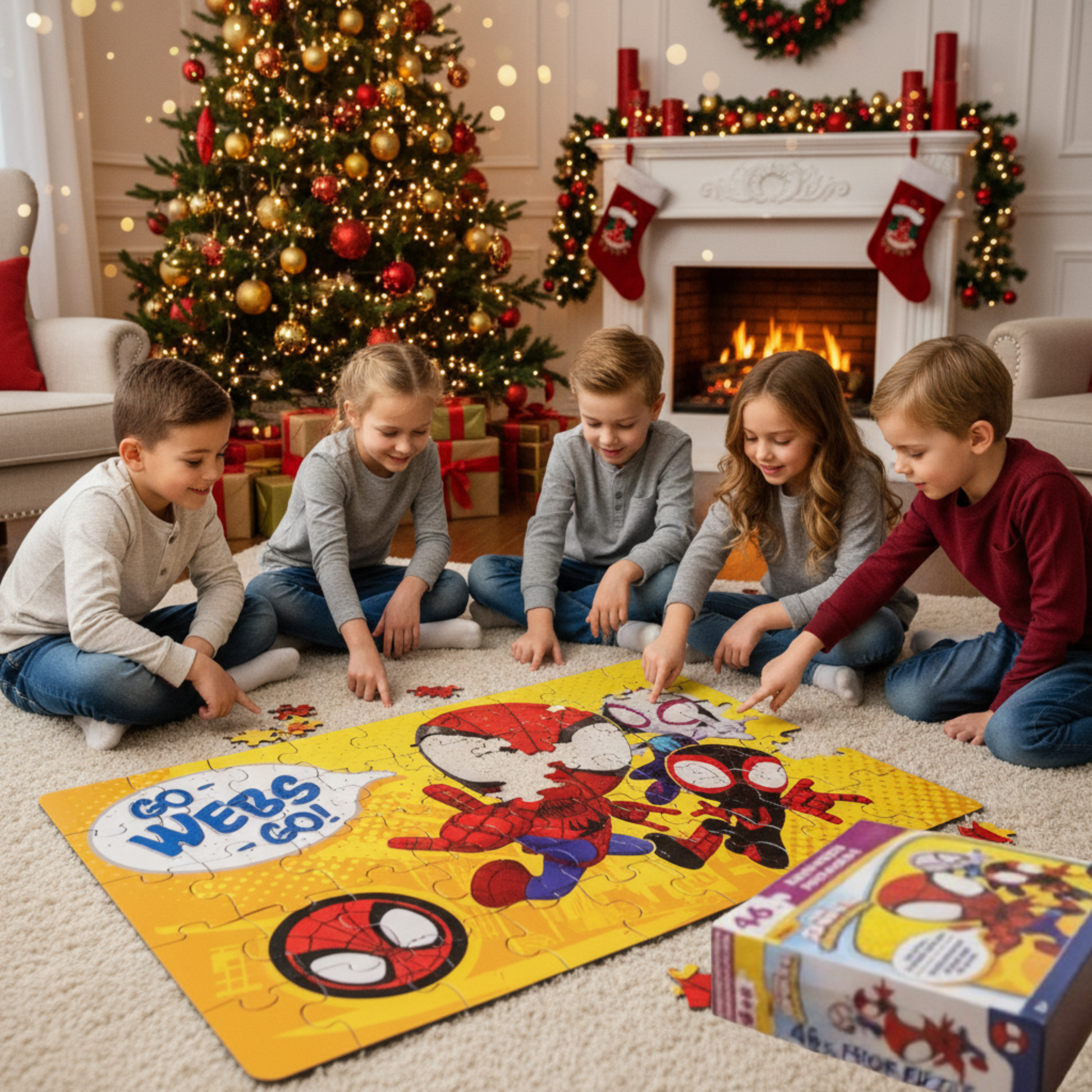 Spidey Adventure Surprise Kit – Activity Set, 3FT Puzzle & Mystery Craft Gift Bundle - KWtoyszone | Proudly Canadian