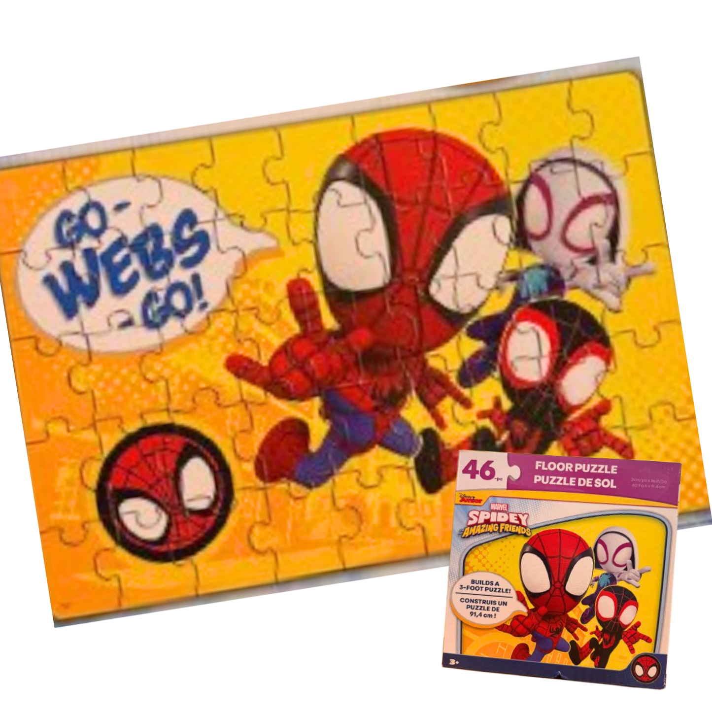 Spidey Adventure Surprise Kit – Activity Set, 3FT Puzzle & Mystery Craft Gift Bundle - KWtoyszone | Proudly Canadian
