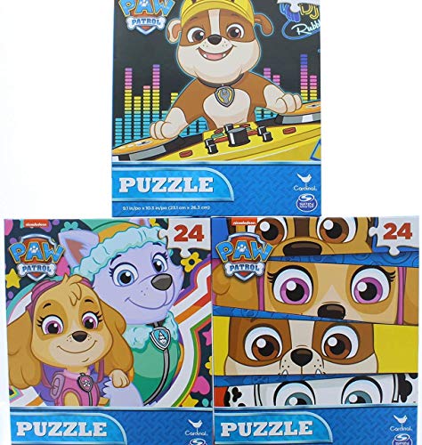 Paw Patrol 3-Pack Jigsaw Puzzle – 24 Pieces Each | Fun Assorted Puzzles for Kids - KWtoyszone | Proudly Canadian