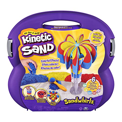 Kinetic Sand Sandwhirlz Playset – 3 Colors, 2lbs Sand & 10+ Tools for Kids 3+ - KWtoyszone | Proudly Canadian