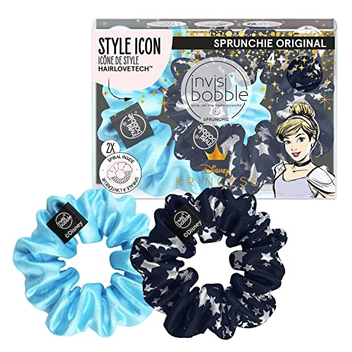 Invisibobble Sprunchie Spiral Hair Ring – Disney Princess Cinderella, 2-Pack - KWtoyszone | Proudly Canadian