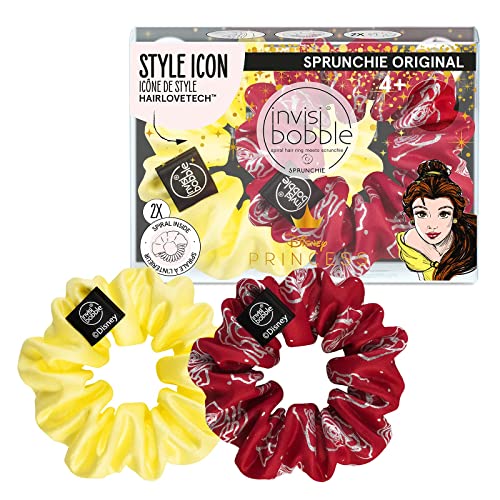 invisibobble Sprunchie Spiral Hair Ring – Disney Princess Belle, 2-Pack - KWtoyszone | Proudly Canadian