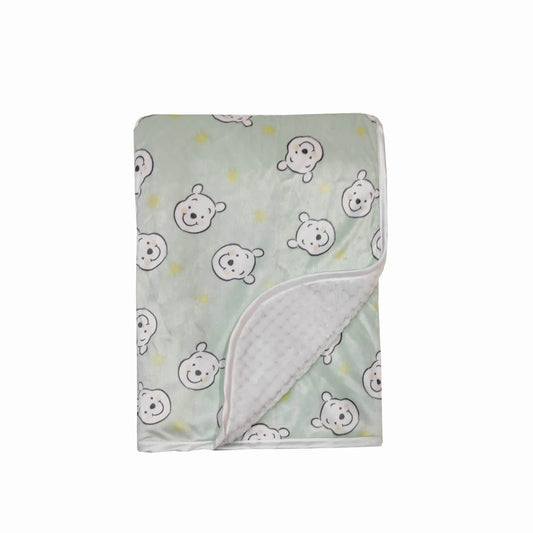 Disney Cudlie Baby Winnie The Pooh MNK/Waffle Blanket – Dreamer Print | Soft & Cozy - KWtoyszone | Proudly Canadian