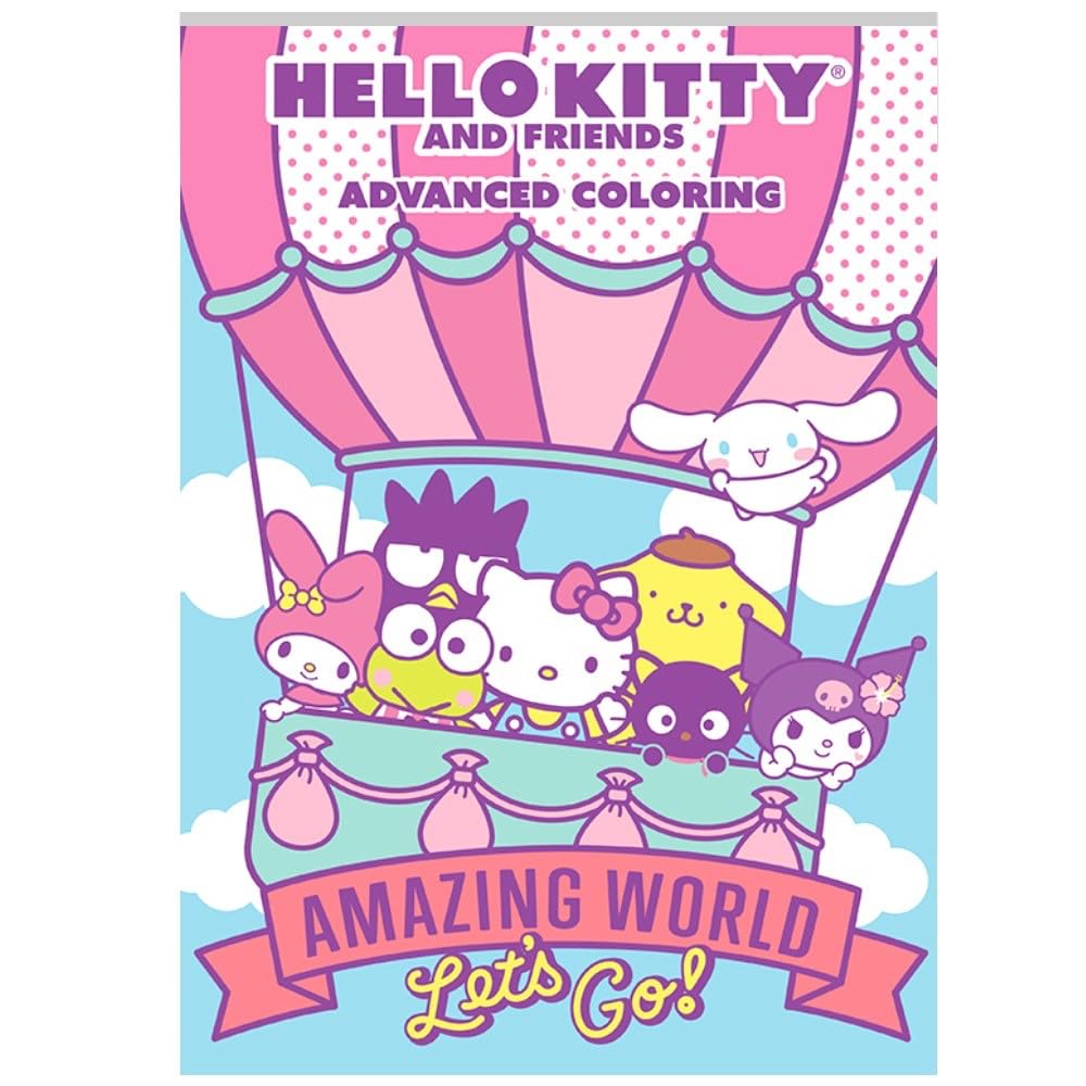 Bendon Hello Kitty and Friends Advanced Coloring Book – Amazing World Let’s Go - KWtoyszone | Proudly Canadian
