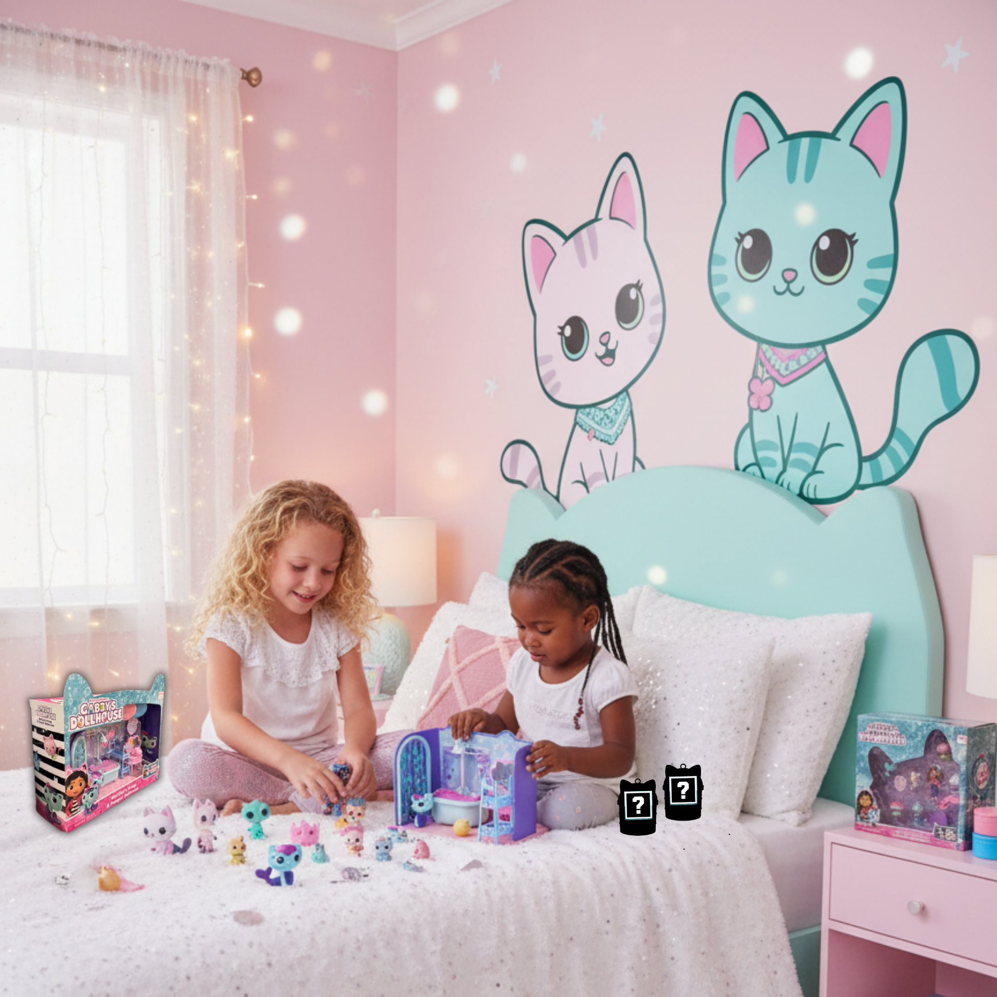 Limited Edition Gabby’s Dollhouse Deluxe Figure Gift Set – MerCat’s Primp & Surprise Figure - KWtoyszone | Proudly Canadian