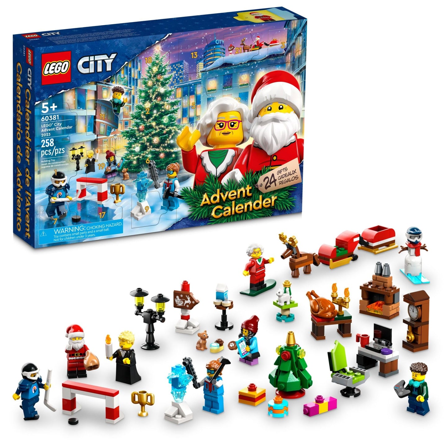 LEGO City 2023 Advent Calendar 60381 – Christmas Countdown Playset with Surprises - KWtoyszone | Proudly Canadian