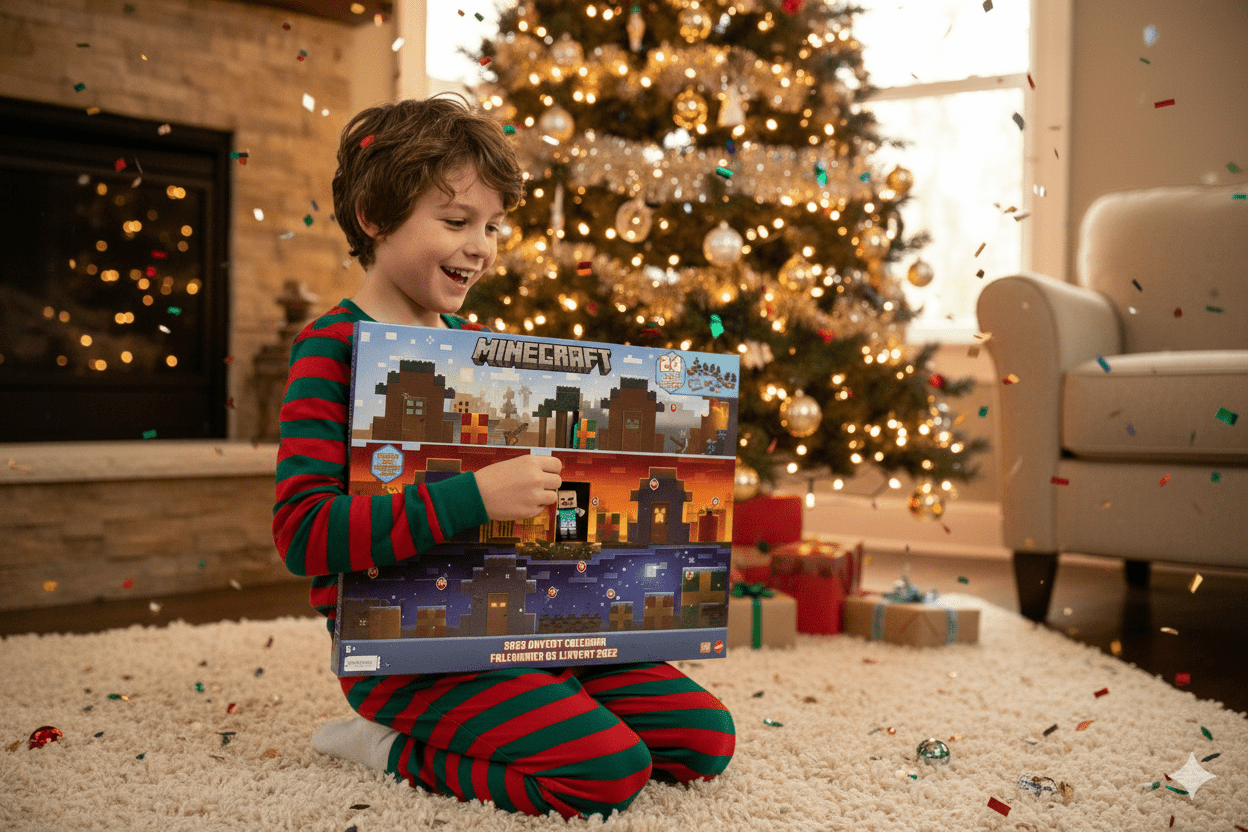 Minecraft Advent Bundle – 24 Days + Creeper Backpack