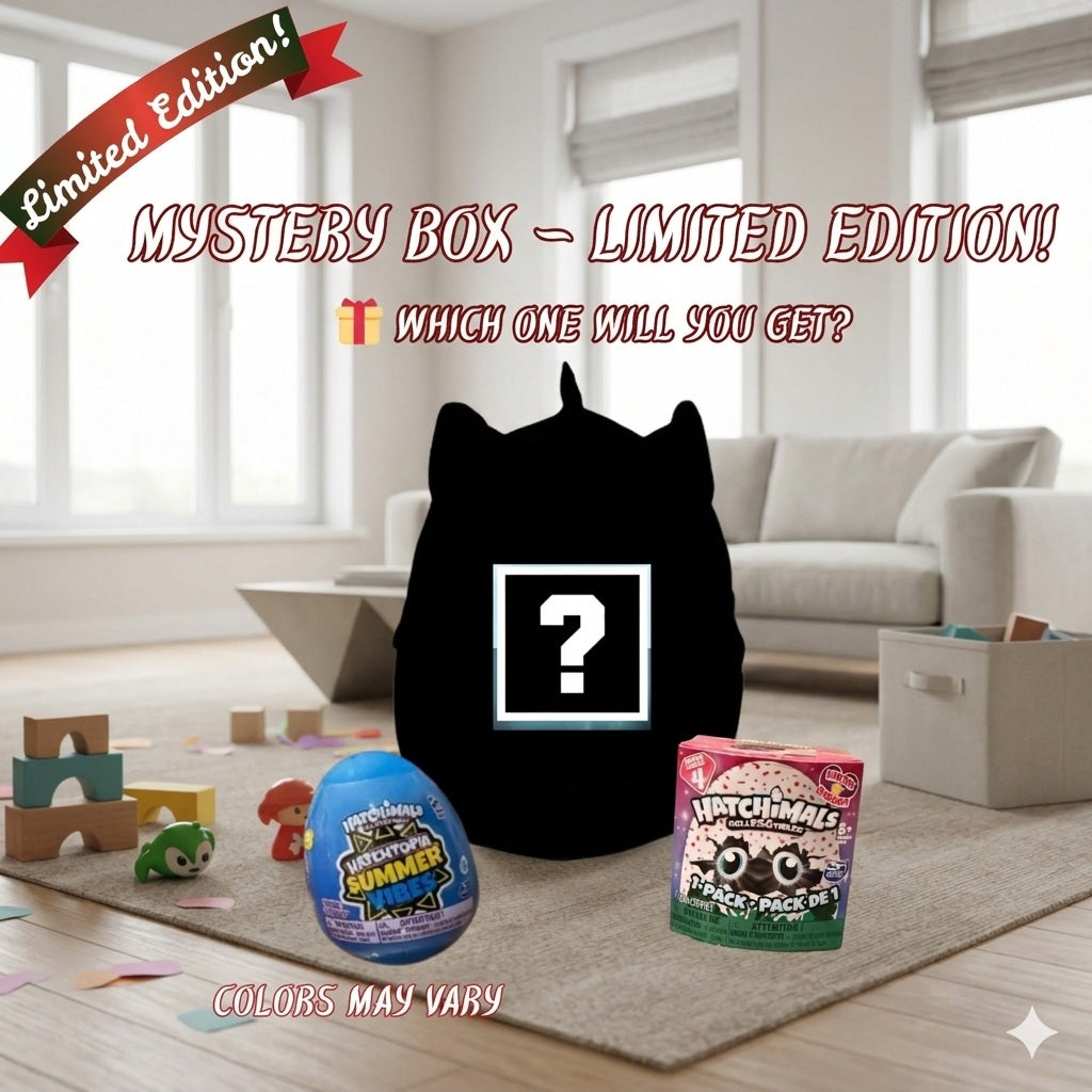 Mystery Plush & Figures Box – Squishmallow + Hatchimals – Unbox the Cuteness!