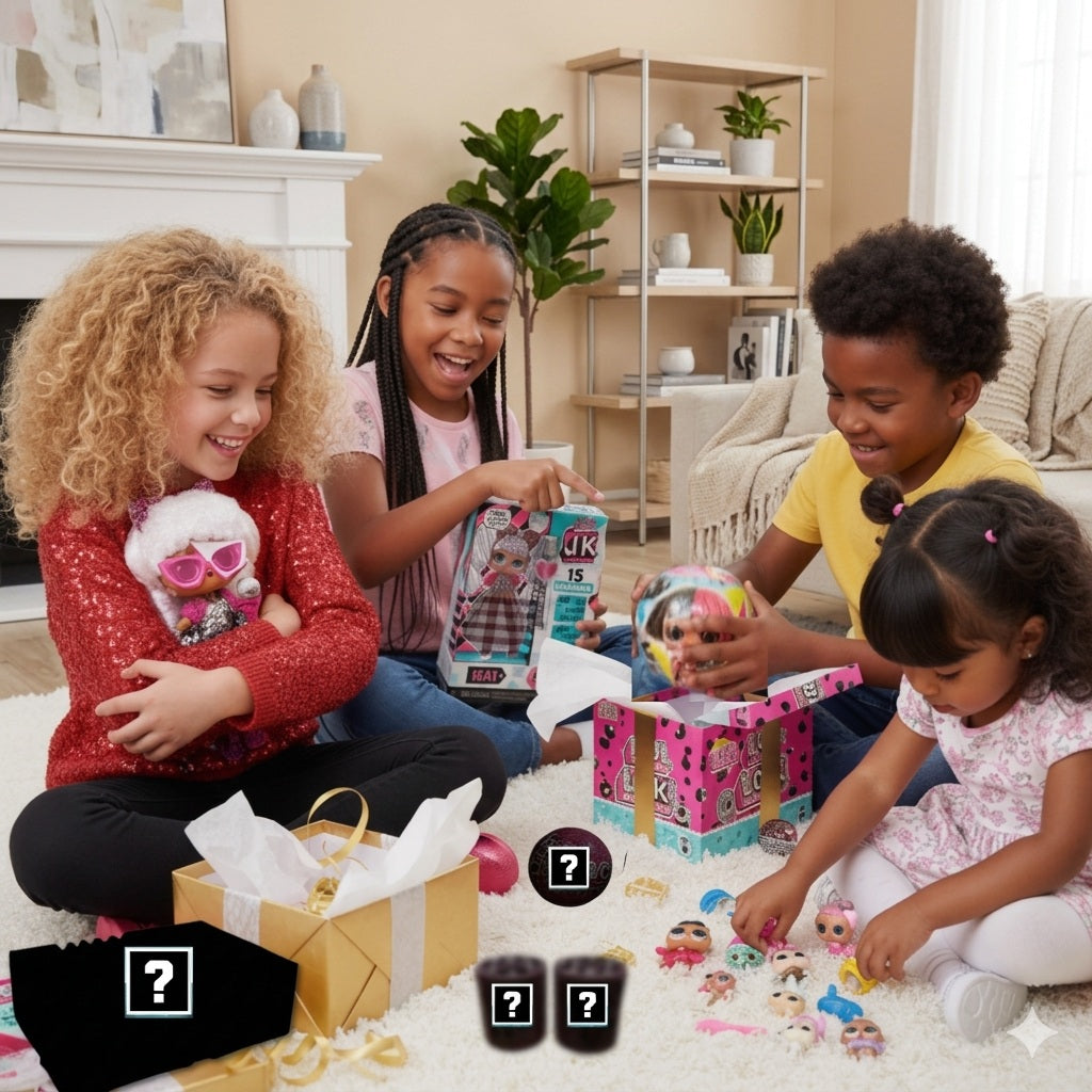 🎀LOL Surprise Glam Trio — Fashion Doll + Mystery Ball + Lils Makeover Surprise