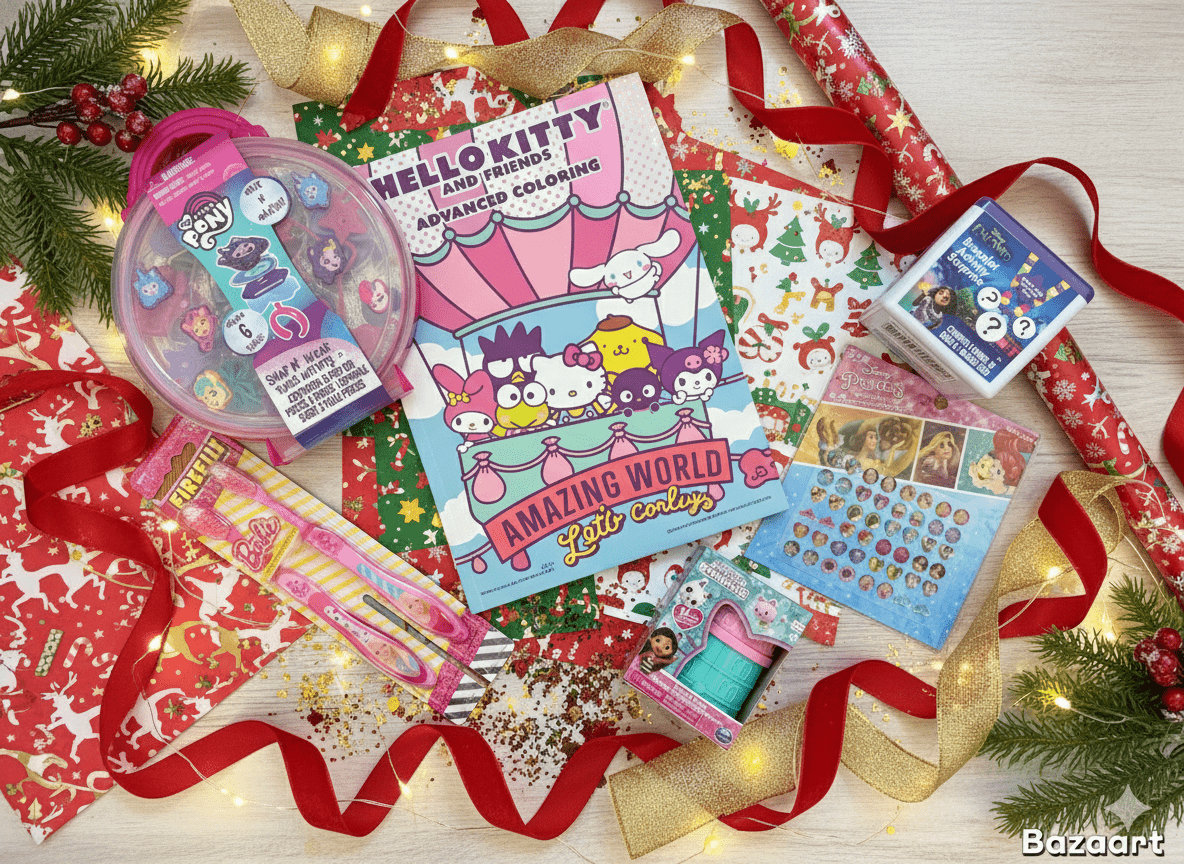 Hello Kitty & Barbie Girl Activity Surprise Bundle