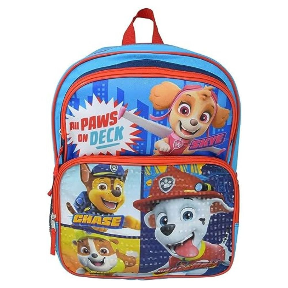Paw Patrol 16" Cargo Backpack – Blue, Large | Fun & Functional School Gear - KWtoyszone | Proudly Canadian