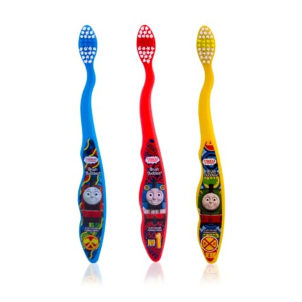 Brush Buddies Thomas & Friends Toothbrush 3-Pack – Soft Bristles for Kids & Toddlers - KWtoyszone | Proudly Canadian
