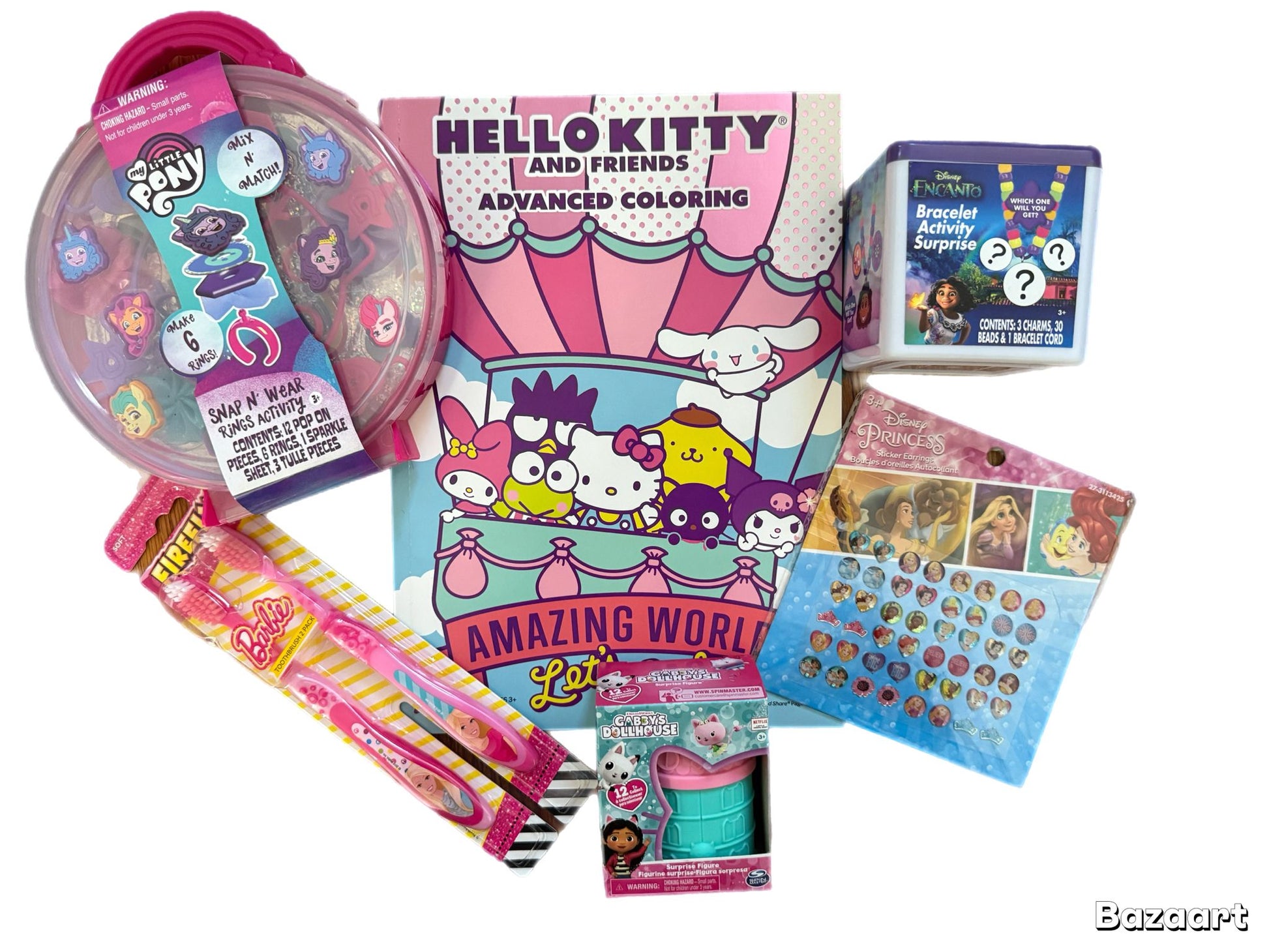 Hello Kitty & Barbie Girl Activity Surprise Bundle