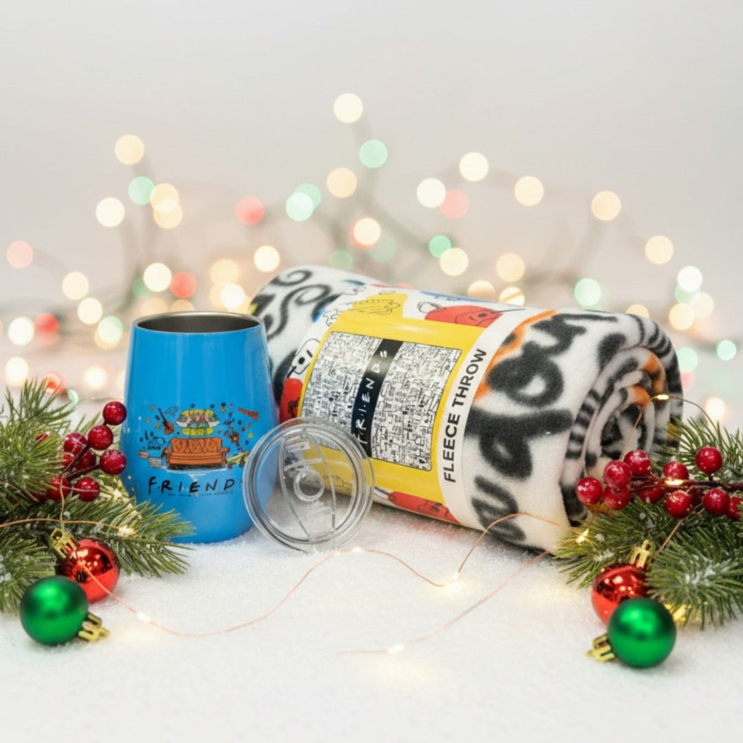 Friends Cozy Gift Bundle – Blanket & 10oz Tumbler Set - KWtoyszone | Proudly Canadian