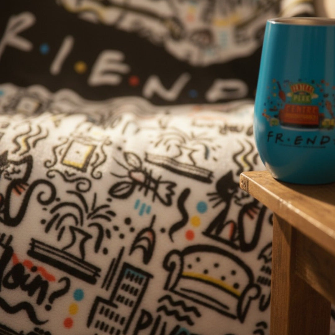 Friends Cozy Gift Bundle – Blanket & 10oz Tumbler Set - KWtoyszone | Proudly Canadian