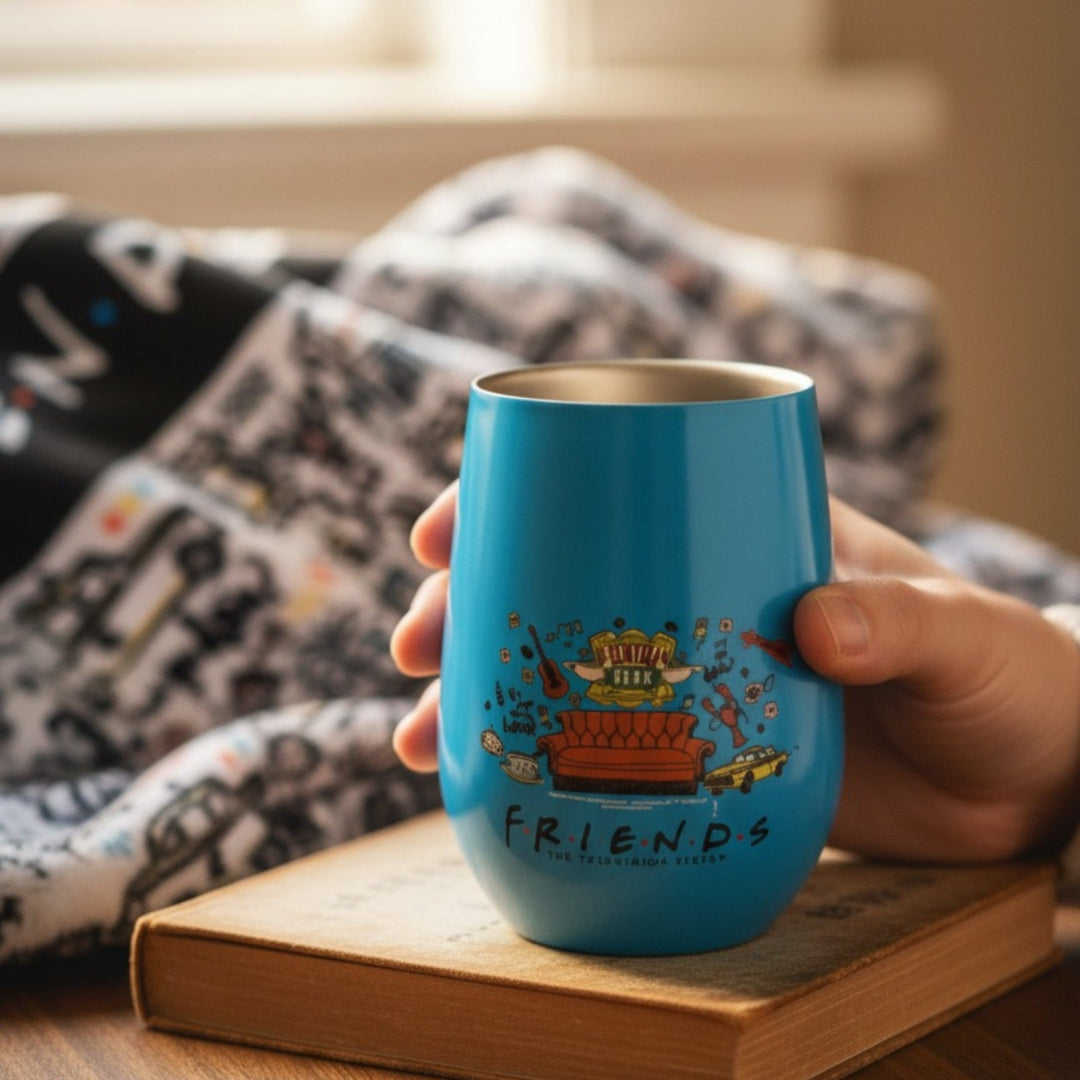 Friends Cozy Gift Bundle – Blanket & 10oz Tumbler Set - KWtoyszone | Proudly Canadian