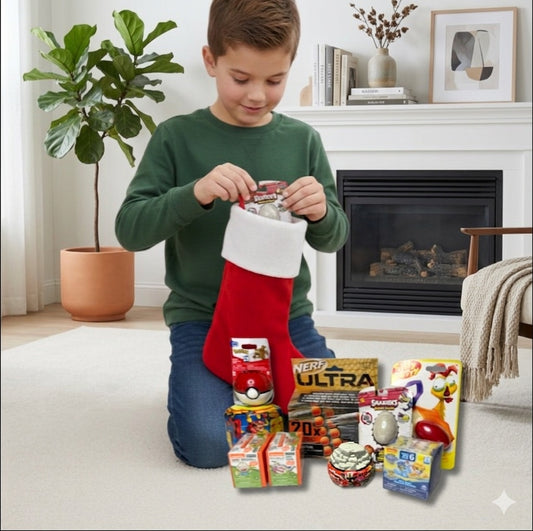 Boys Stocking Stuffers Mystery Bundle – 5 Random Toys (Collectibles, Surprises & Mini Builds!)
