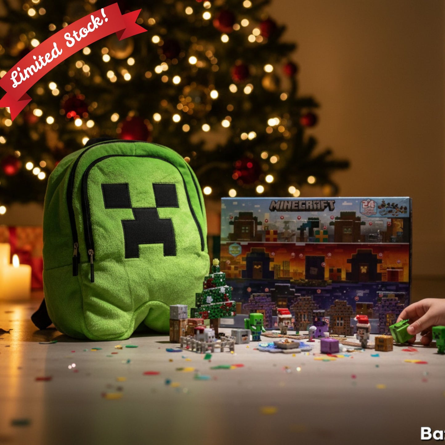 Minecraft Advent Bundle – 24 Days + Creeper Backpack