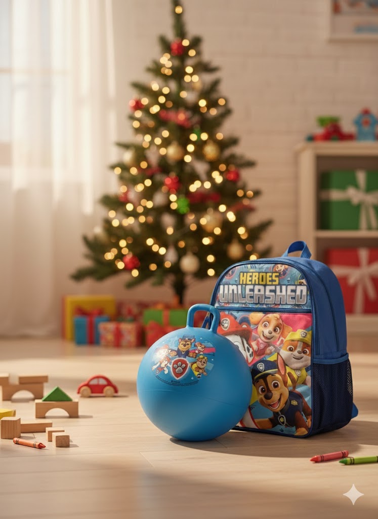 Paw Patrol Backpack + Hopper Ball — Holiday Fun Bundle (Limited Stock) - KWtoyszone | Proudly Canadian